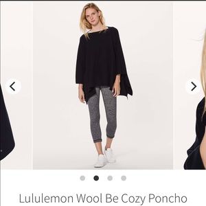 Lululemon Wool Be Cozy Poncho